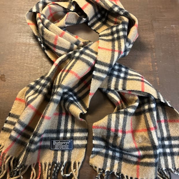 빈티지 버버리 캐시미어 머플러