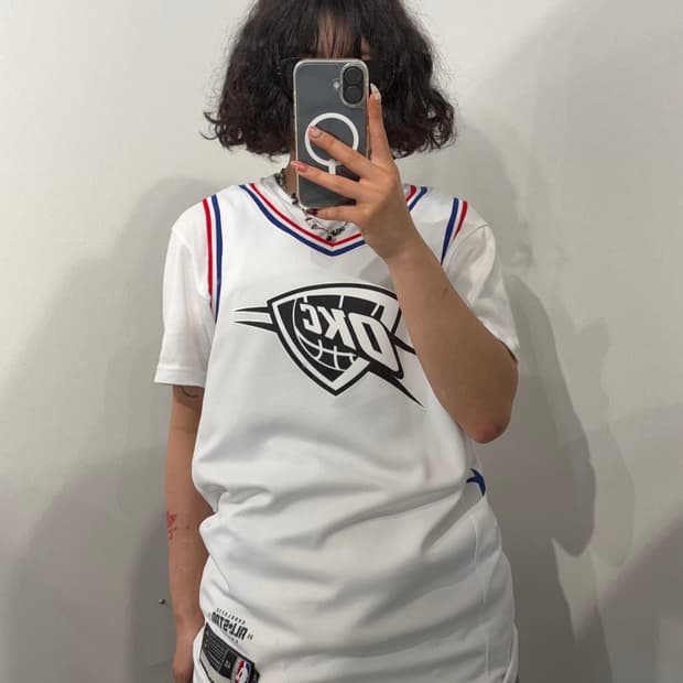 S 나이키 NBA 2019 올스타 져지 러셀 웨스트브룩 화이트
