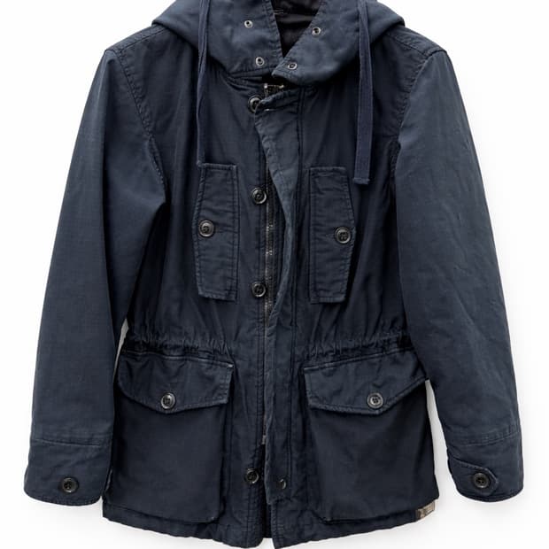 폴로 랄프로렌 데님앤서플라이 컴벳 야상자켓 (블랙, S)