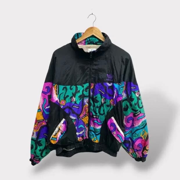 아디다스 올드스쿨 바람막이 자켓 free