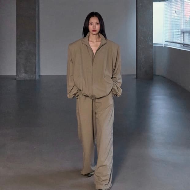 새상품) 랑거 langer 알파 오버 셋업 자켓 점퍼 바람막이