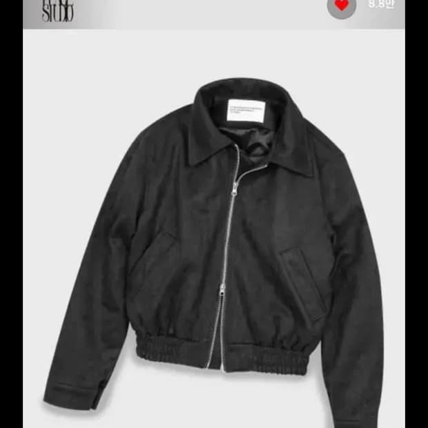 플레이스스튜디오 비건 레더 오버핏 블루종 [블랙]