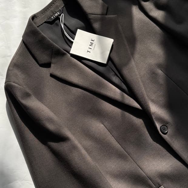 (새상품)타임 옴므 2버튼 울 자켓 95