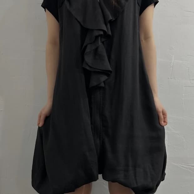 kobito misaki twoway ruffle jacket