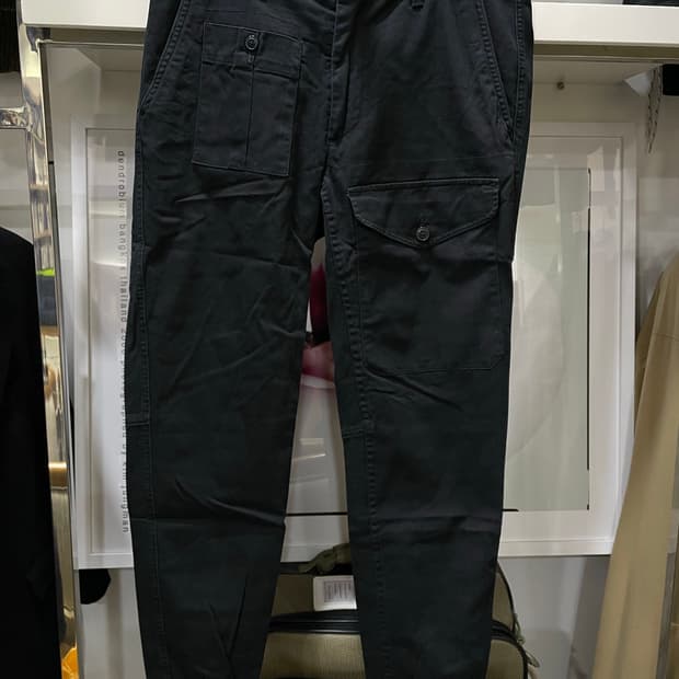 폴로랄프로렌/블랙 빅포켓 조거팬츠(31“)