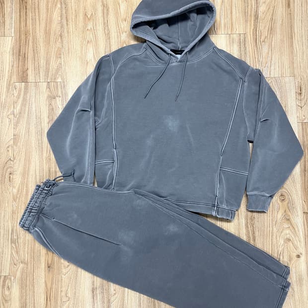 일꼬르소 피그먼트다잉 후드 스웻 세트 00M