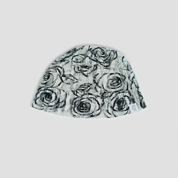 유지떼 여름 비니 Floral SUMMER Hat (ROSE IVORY)