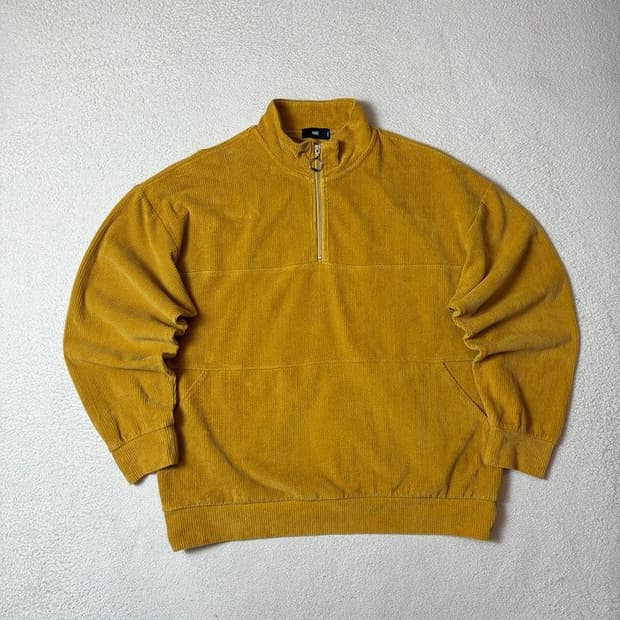 하레 HARE 18AW 도쿄 컬렉션 코듀로이 하프집 맨투맨 PN7896