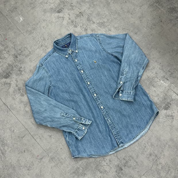 폴로 랄프로렌 멀티포니 중청 데님 셔츠