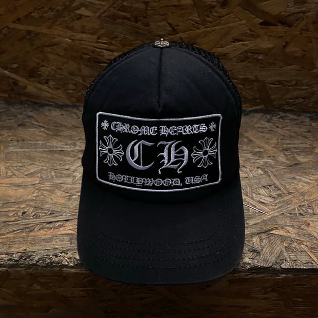 10s Chrome Hearts 크롬하츠 CH 할리우드 트러커햇 블랙 매