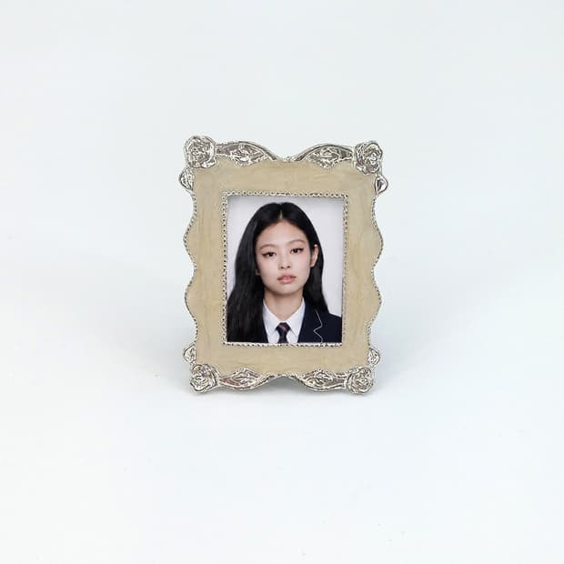 빈티지 실버 미니 사진액자 증명사진 액자 엔틱 포토프레임 탁상용