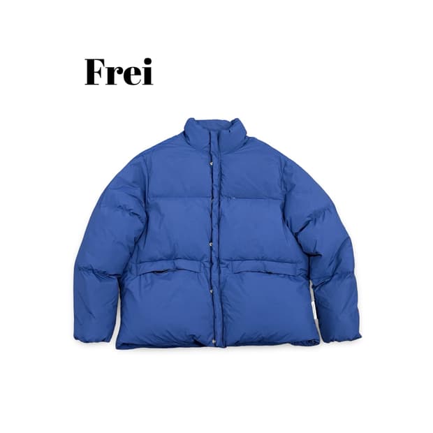 (100)Frei 블루 푸퍼 패딩 점퍼