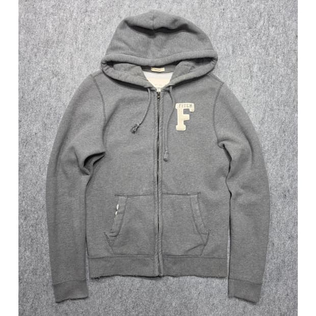 아베크롬비 F로고 패치 빈티지 Y2K 후드집업 M