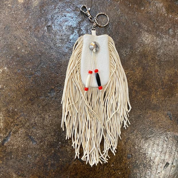 사슴가죽 파우치 키링