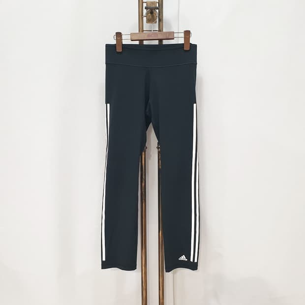 아디다스 우먼 삼선 스키니 팬츠 90