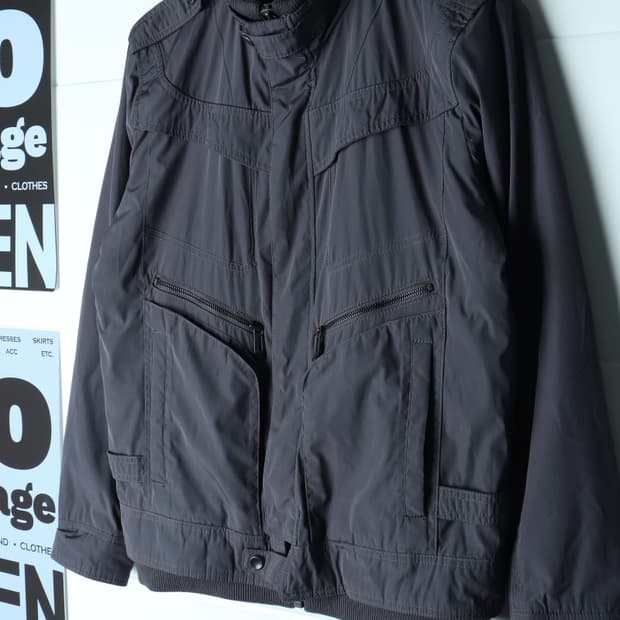 (L-XL) 버커루 집업 바람막이 점퍼자켓 Y2K 블루종-H35687