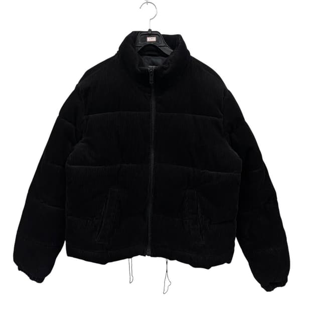 포에버21 코듀로이 숏패딩