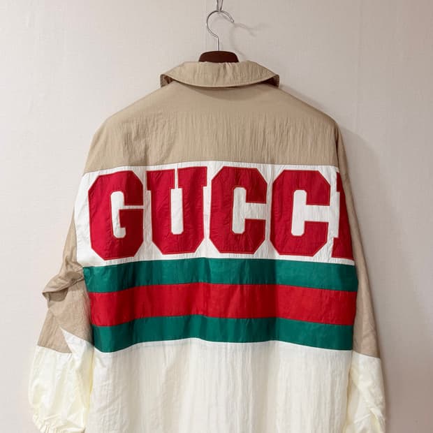 정품새상품) 구찌 GUCCI 20SS 셰브론 바람막이 M 정가 260만