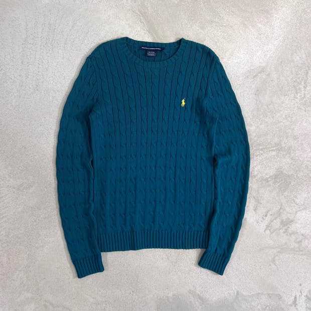 랄프로렌 스포트 케이블 니트 스웨터