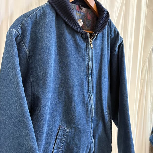 80s OshKosh 데님 봄버자켓