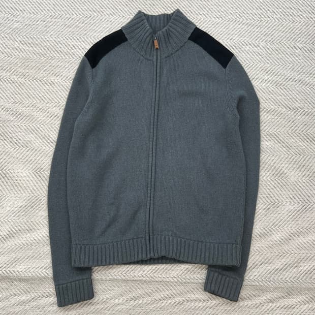 퀵실버 니트 집업 r2585