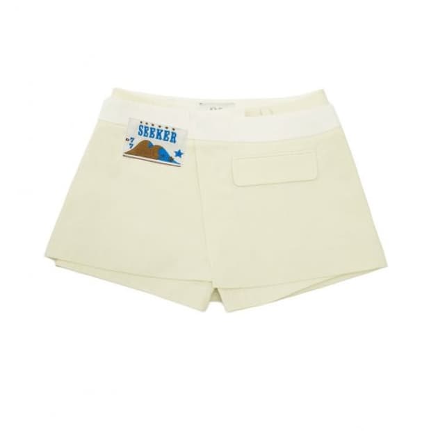 기준 kijun Wrap Shorts Ivory 랩숏 랩스커트 M사이즈