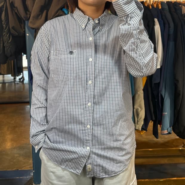 팀버랜드 체크 셔츠