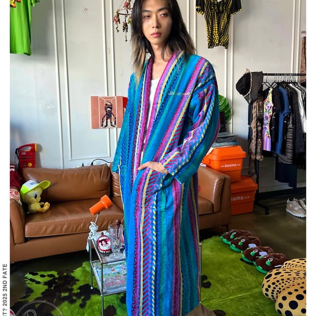 TEKA Japan Ethnic Pattern Smoking Robe