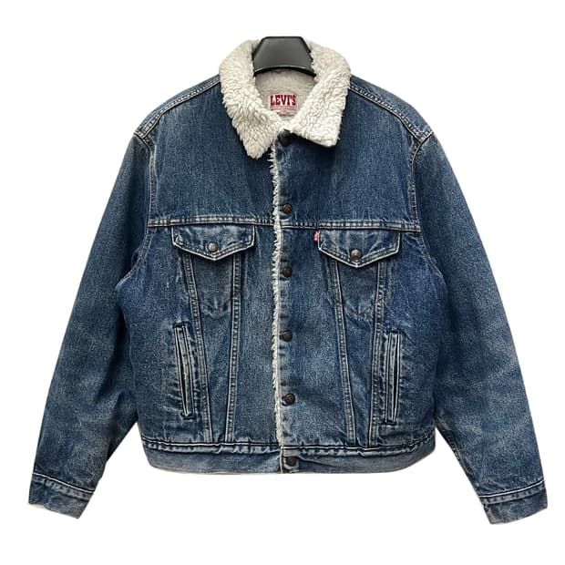 90s USA 리바이스 샌프란시스코 쉐르파 데님 트러커 자켓 L급