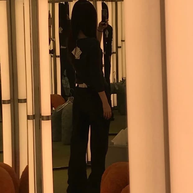 리포스 코듀로이 부츠컷 팬츠 S