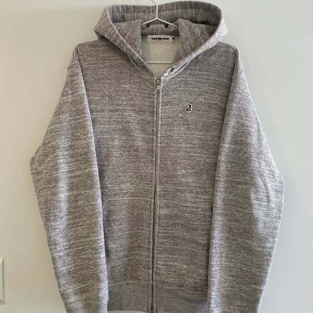 올드 베이프 A BATHING APE 헤비후드 집업