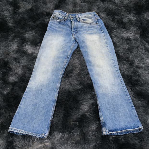 투티/0314 리바이스 517 오렌지탭 부츠컷 청바지 데님 팬츠 워싱