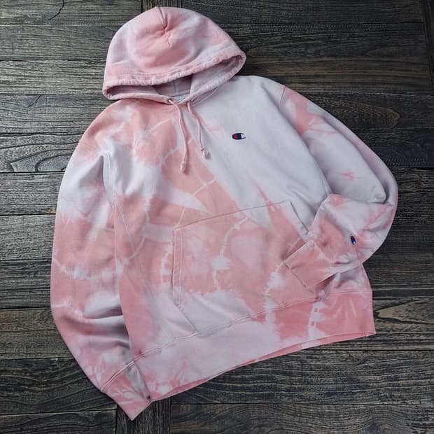 [챔피온] 타이다이 나염 커스텀 후드티 M18408