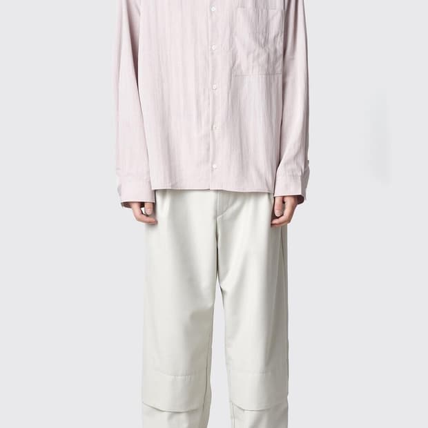 해칭룸 crop shirt dusty pink 4사이즈