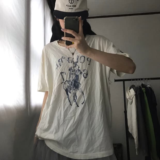 폴로 빈티지 빅포니 반팔티셔츠