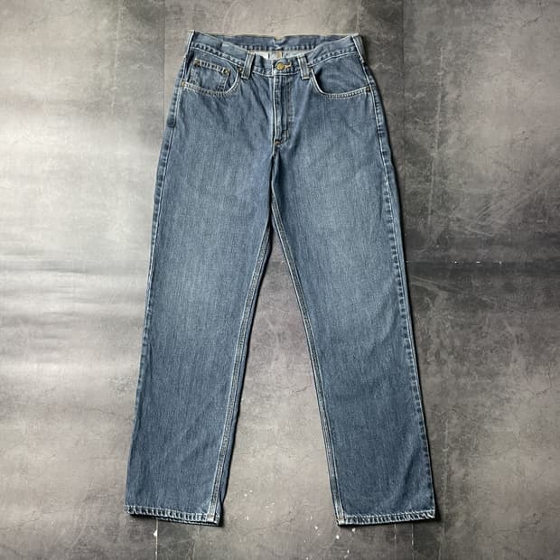 CARHARTT 칼하트 빈티지 데님 워크 팬츠 A00935
