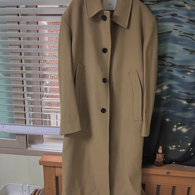 던스트 유니섹스 울 코트 XL 카멜 색상