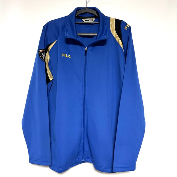 휠라 파란색 집업 자켓 100-105