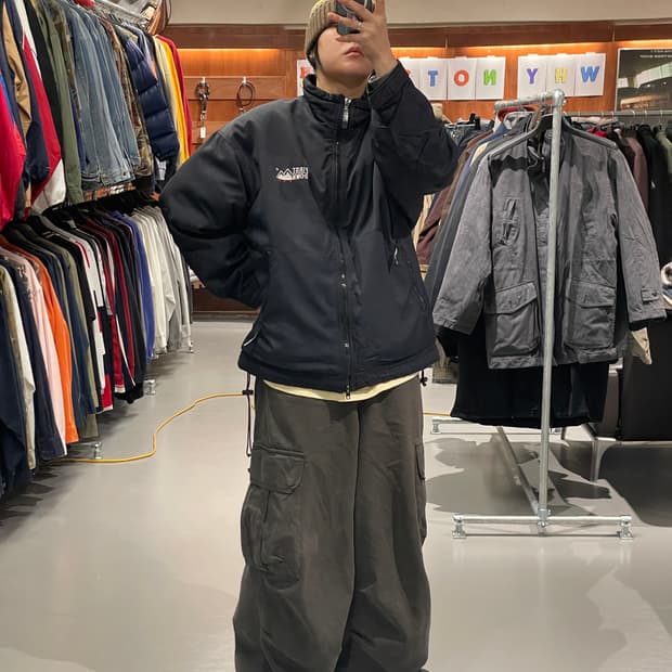 퍼스트다운 플리스 아웃도어 점퍼 자켓