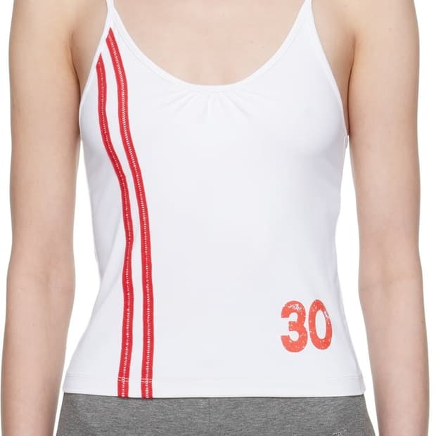 kijun 기준 line tank top white, black
