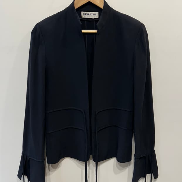 소니아 리키엘 드레이프 스트링 자켓