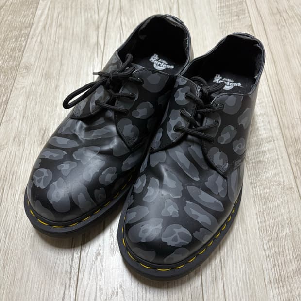 닥터마틴 1461 3홀 레오파드 블랙 280