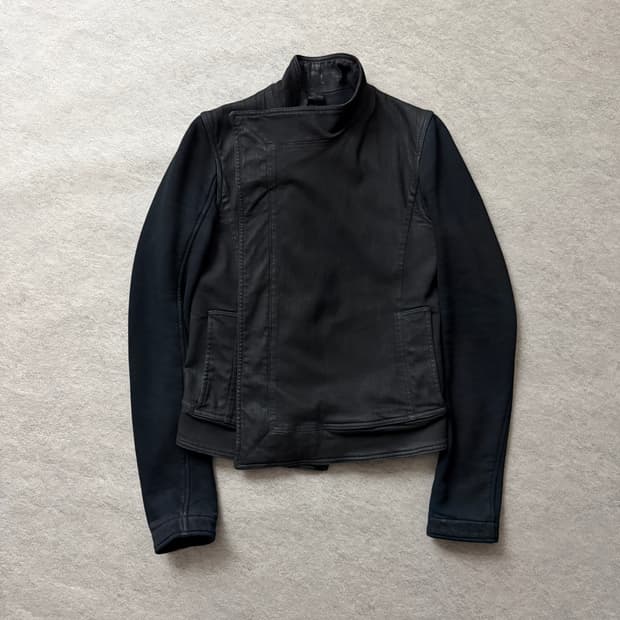 15AW 가레스퓨 사선 비대칭 하이넥 자켓