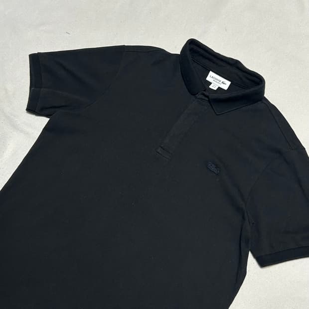 M 라코스테 라이브 네이비 카라 반팔티