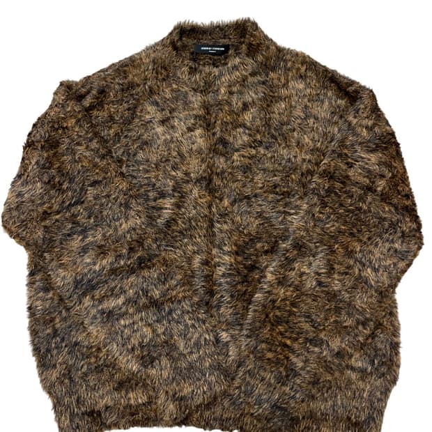 빈티지 퍼 스웨터 