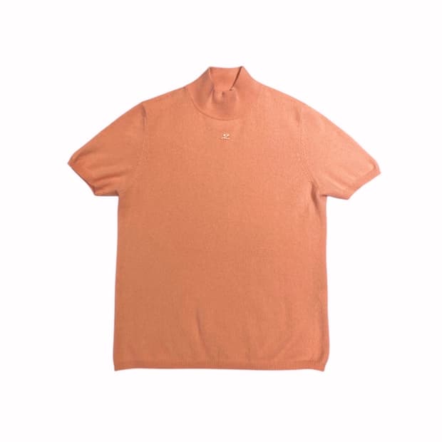 꾸레쥬 캐시미어 반목폴라 니트