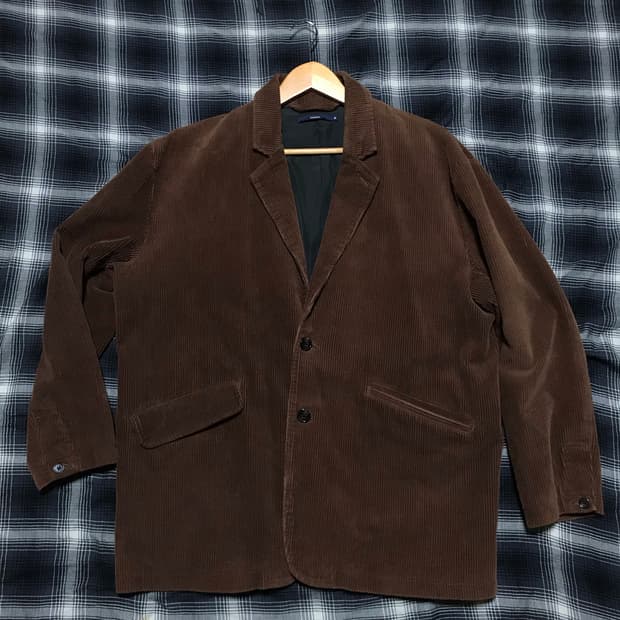 재팬 ciao panic 코듀로이 테일러드 자켓 오버핏