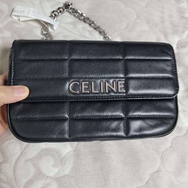 셀린느 모노크롬 퀄팅 체인백 새상품