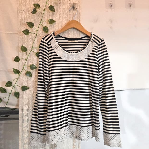 OLIVE DES OLIVE 소매 포인트 슬리브