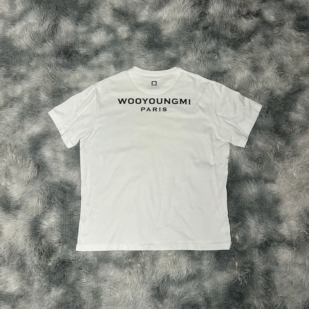 [48 size] 우영미 백로고 반팔티 화이트